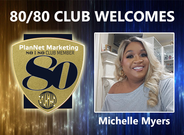 Congratulations to Michelle Myers for Achieving the 80/80 Club!