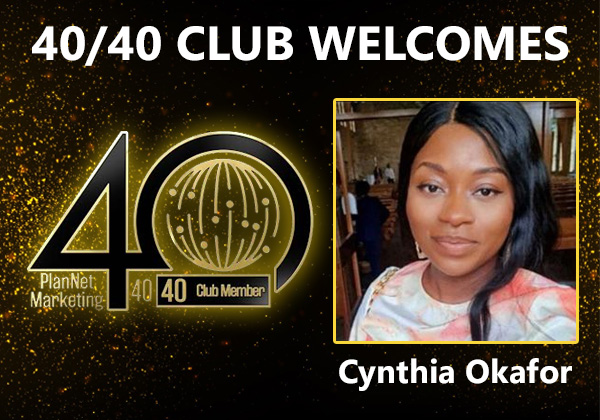 Congratulations to Cynthia Okafor for Achieving the 40/40 Club!