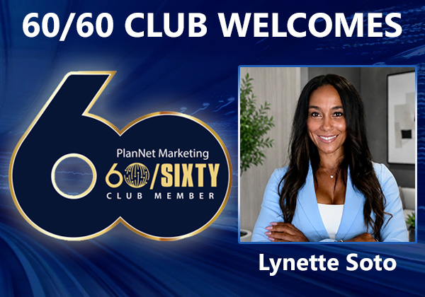 Congratulations to Lynette Soto for Achieving the 60/60 Club!