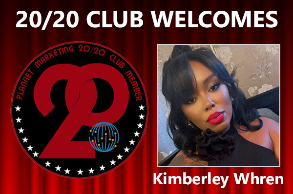 Congratulations to Kimberley Whren for Achieving the 20/20 Club!