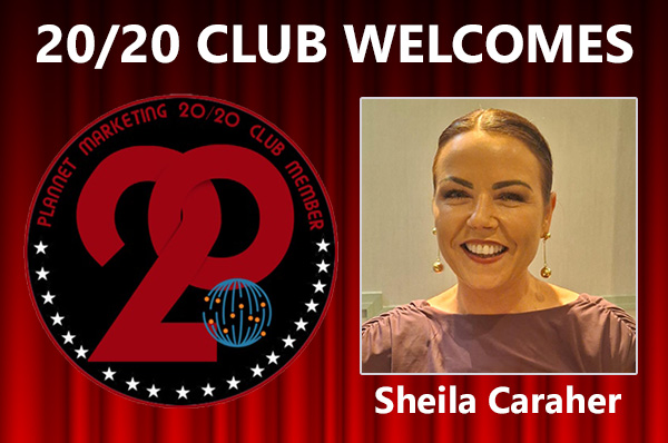 Congratulations to Sheila Caraher for Achieving the 20/20 Club!