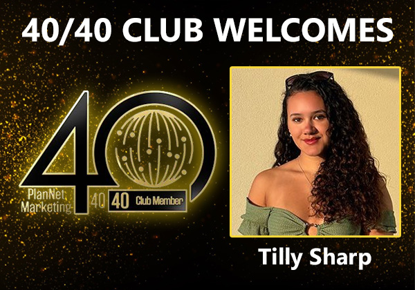 Congratulations to Tilly Sharp for Achieving the 40/40 Club!
