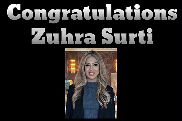 Congratulations to Zuhra Surti for Achieving One-Star Director!