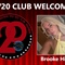 Congratulations to Brooke Hirst for Achieving the 20/20 Club!