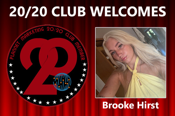 Congratulations to Brooke Hirst for Achieving the 20/20 Club!