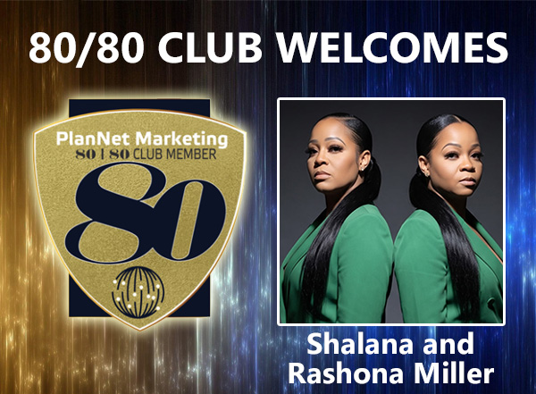 Congratulations to Shalana and Rashona Miller for Achieving the 80/80 Club!