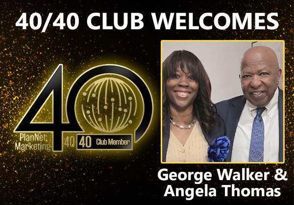 Congratulations to George Walker and Angela Thomas for Achieving the 40/40 Club!