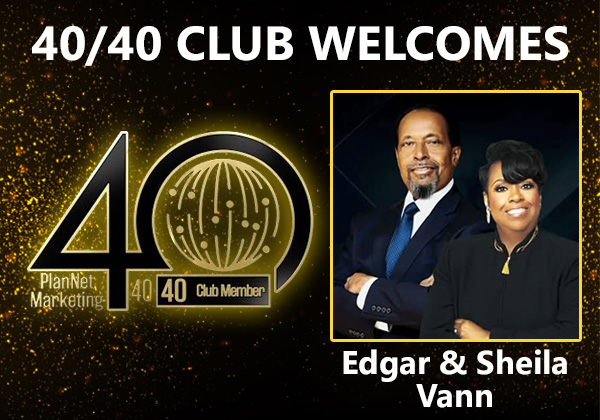 Congratulations to Edgar and Sheila Vann for Achieving the 40/40 Club!