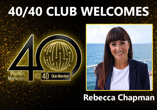 Congratulations to Rebecca Chapman for Achieving the 40/40 Club!