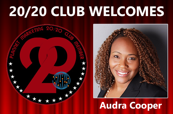 Meet 20/20 Club Member Audra Cooper!