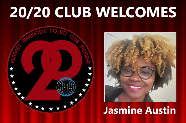 Meet 20/20 Club Member Jasmine Austin!