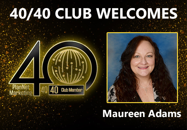 Congratulations to Maureen Adams for Achieving the 40/40 Club!