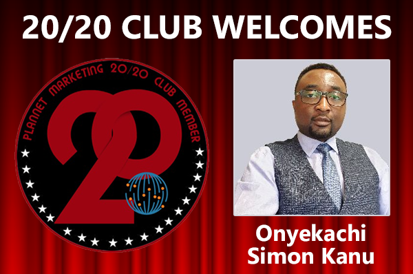 Meet 20/20 Club Member Onyekachi Simon Kanu!