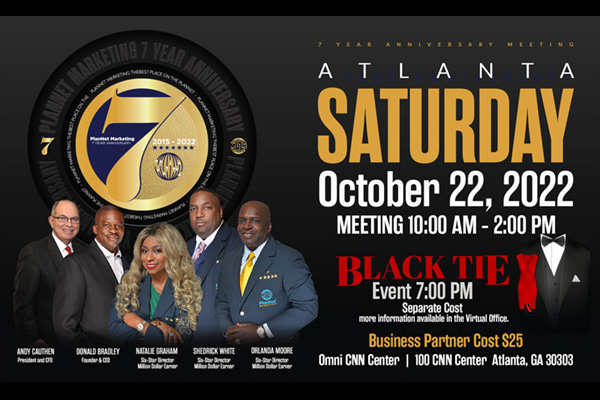 PlanNet Marketing 7-Year Anniversary Celebration & Black Tie Event