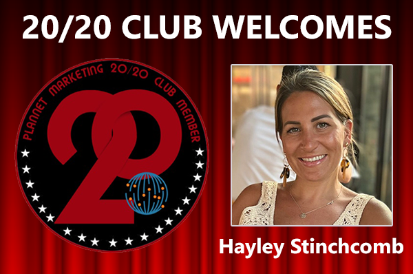 Meet 20/20 Club Member Hayley Stinchcomb!