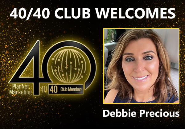 Congratulations to Debbie Precious for Achieving the 40/40 Club!