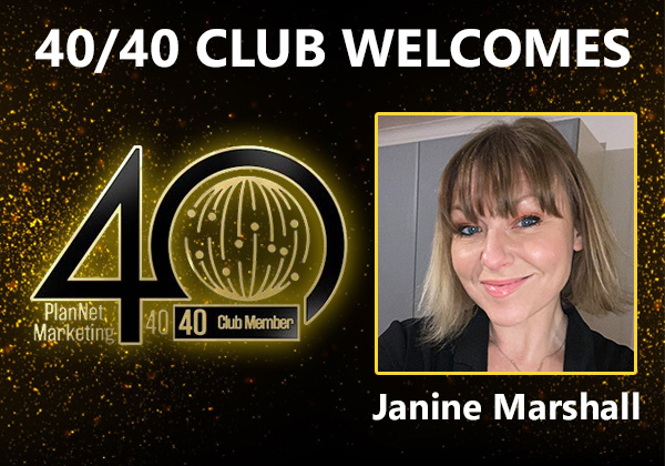 Congratulations to Janine Marshall for Achieving the 40/40 Club!
