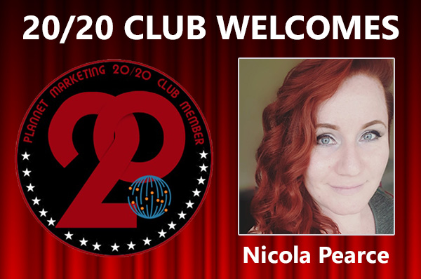 Meet New 20/20 Club Member Nicola Pearce!