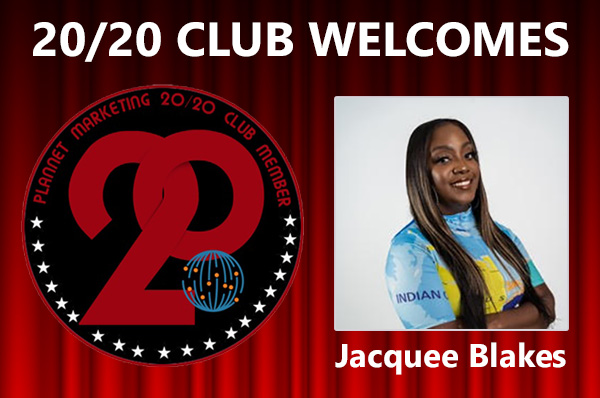 Meet New 20/20 Club Member Jacquee Blakes!
